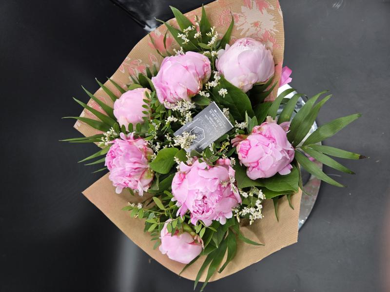 bouquet Fête des Mères Pivoines valable mai et juin 