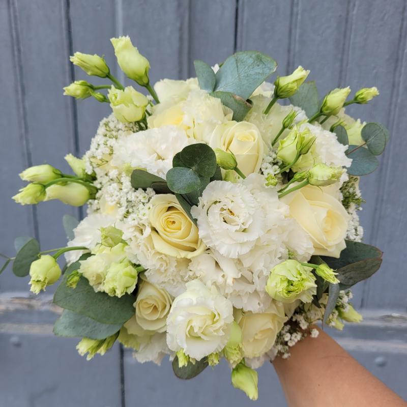 Bouquet blanc/crème champetre